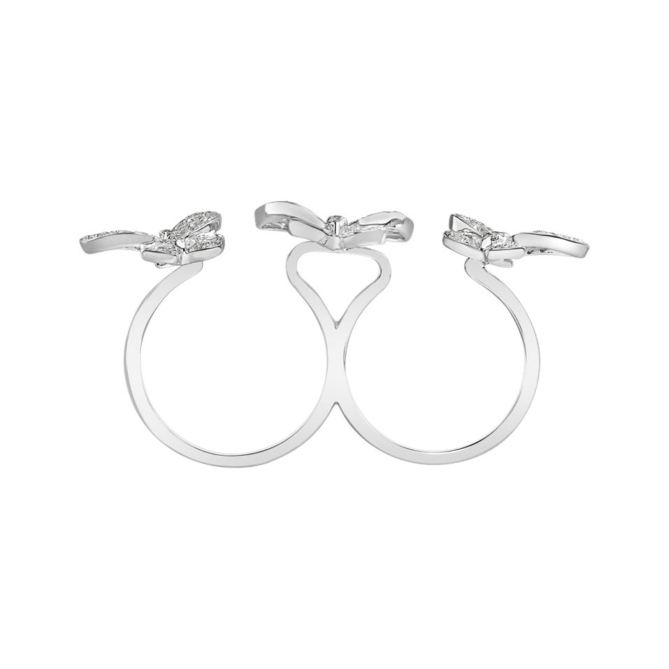 Diamond ring Royal Butterflies