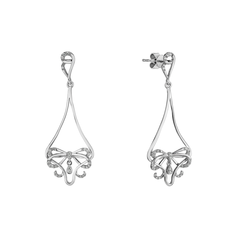 Diamond earrings Butterfly Eden