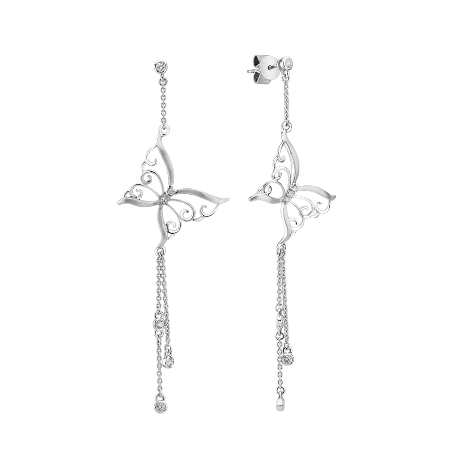 Diamond earrings Butterfly Diamond Flight