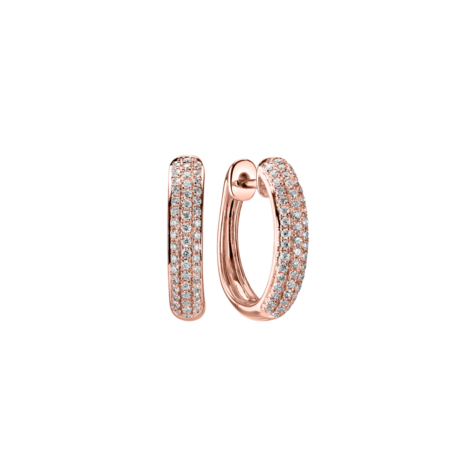 Diamond earrings Eternity Melody