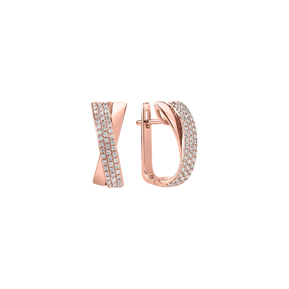 Diamond earrings Charming Mania