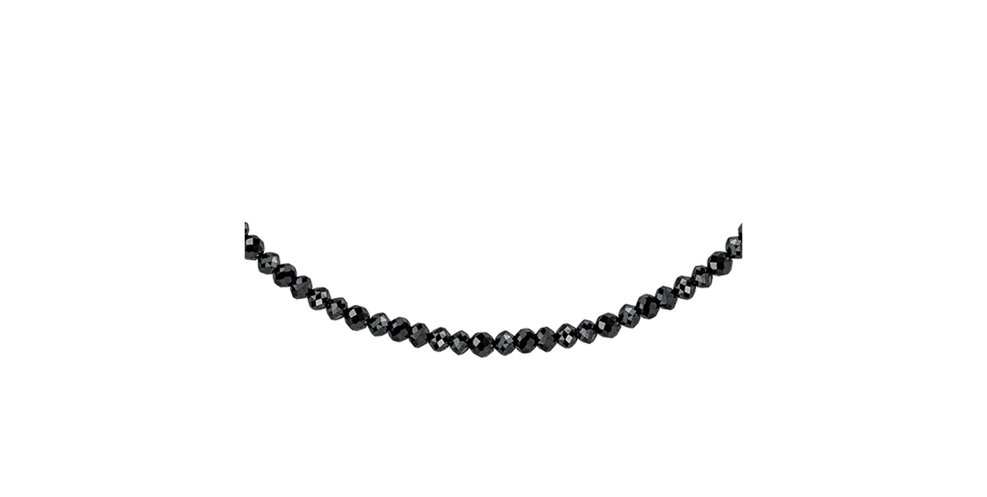 Bracelet with black diamonds Darkness
