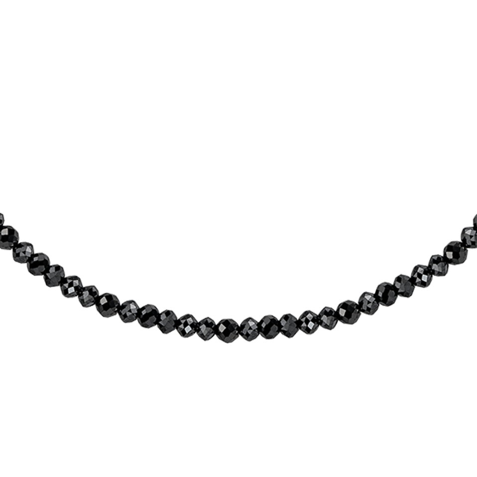 Bracelet with black diamonds Darkness