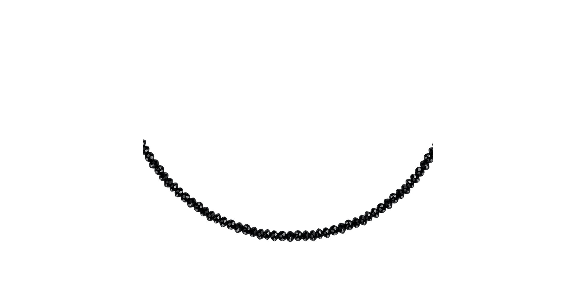 Bracelet with black diamonds Darkness