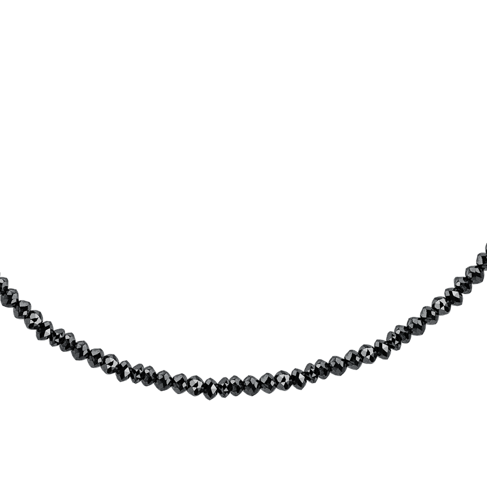 Bracelet with black diamonds Darkness