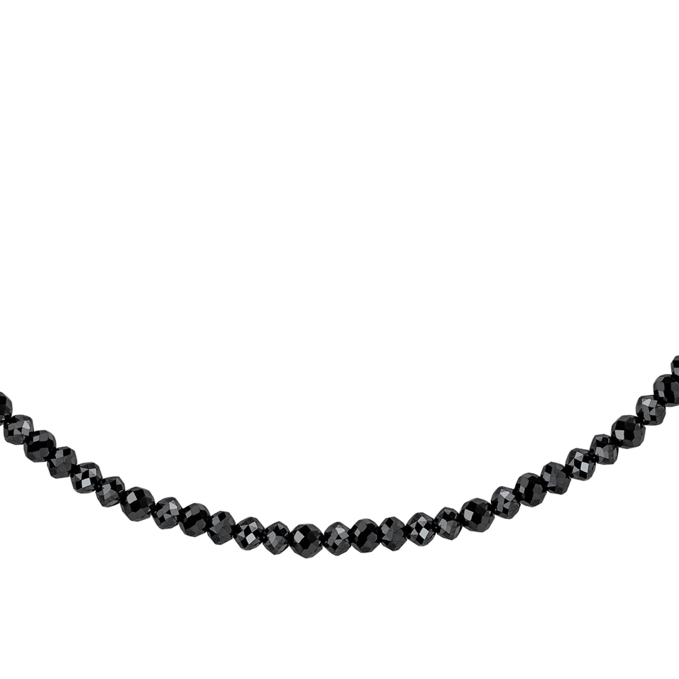 Bracelet with black diamonds Darkness