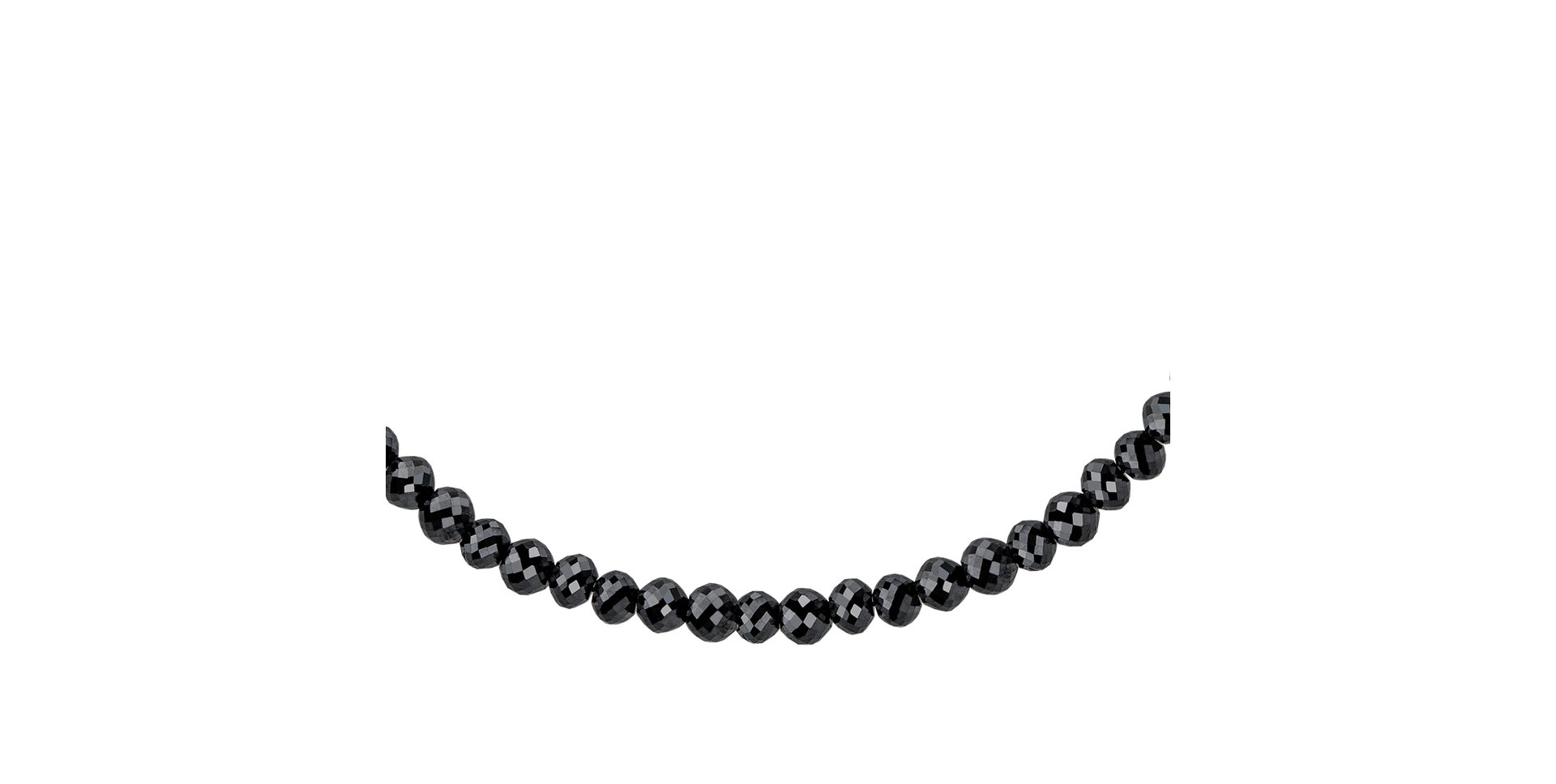 Bracelet with black diamonds Darkness