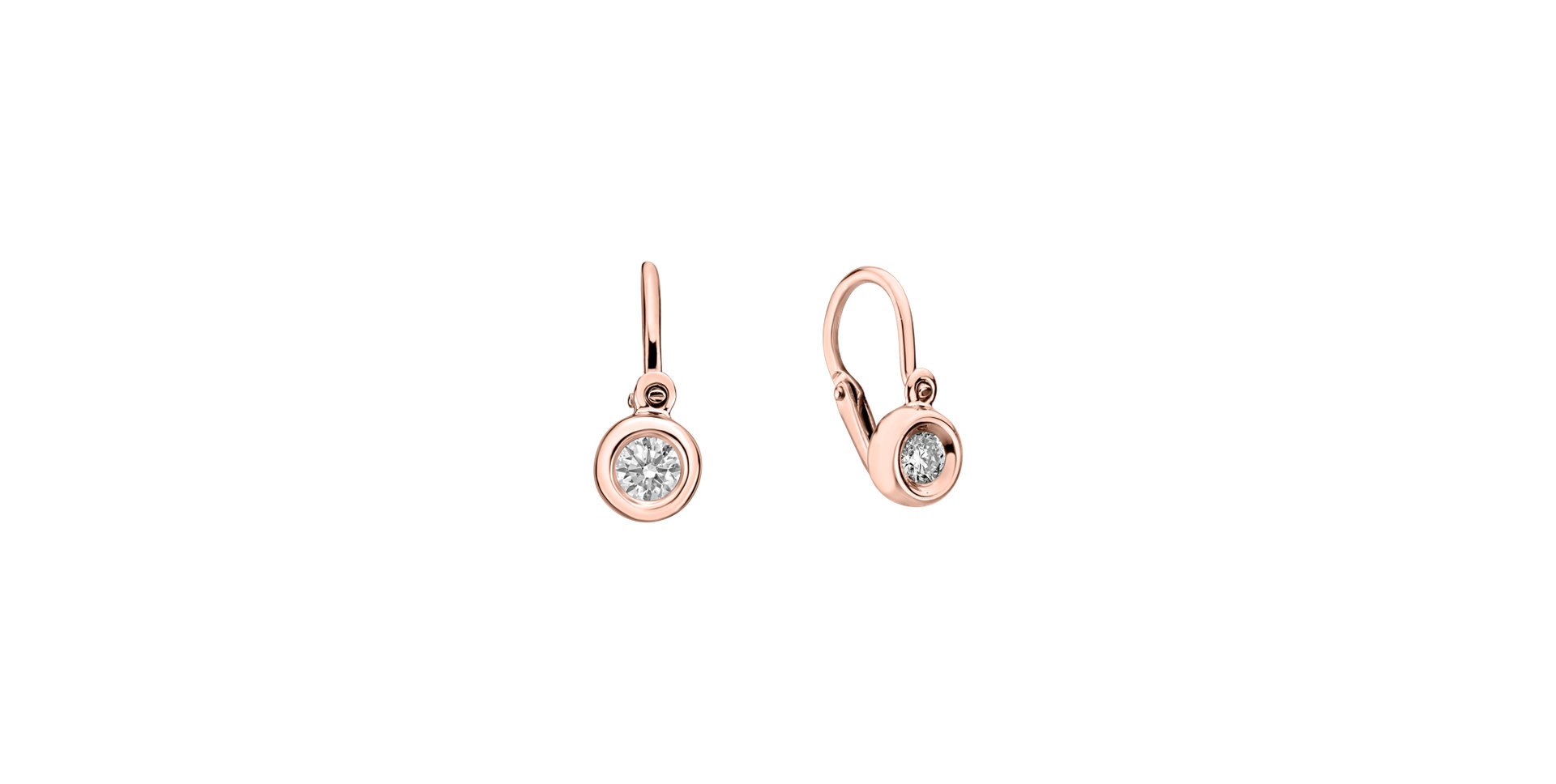 Children's diamond earrings Inesa