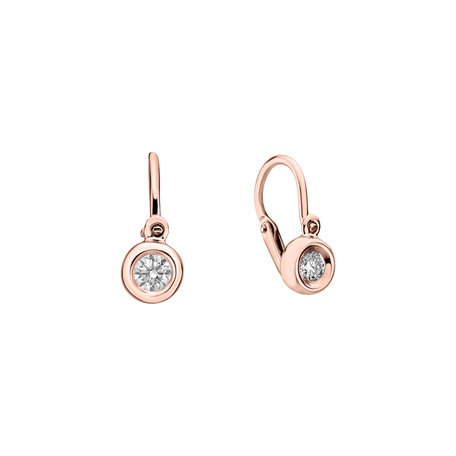 Children's diamond earrings Inesa