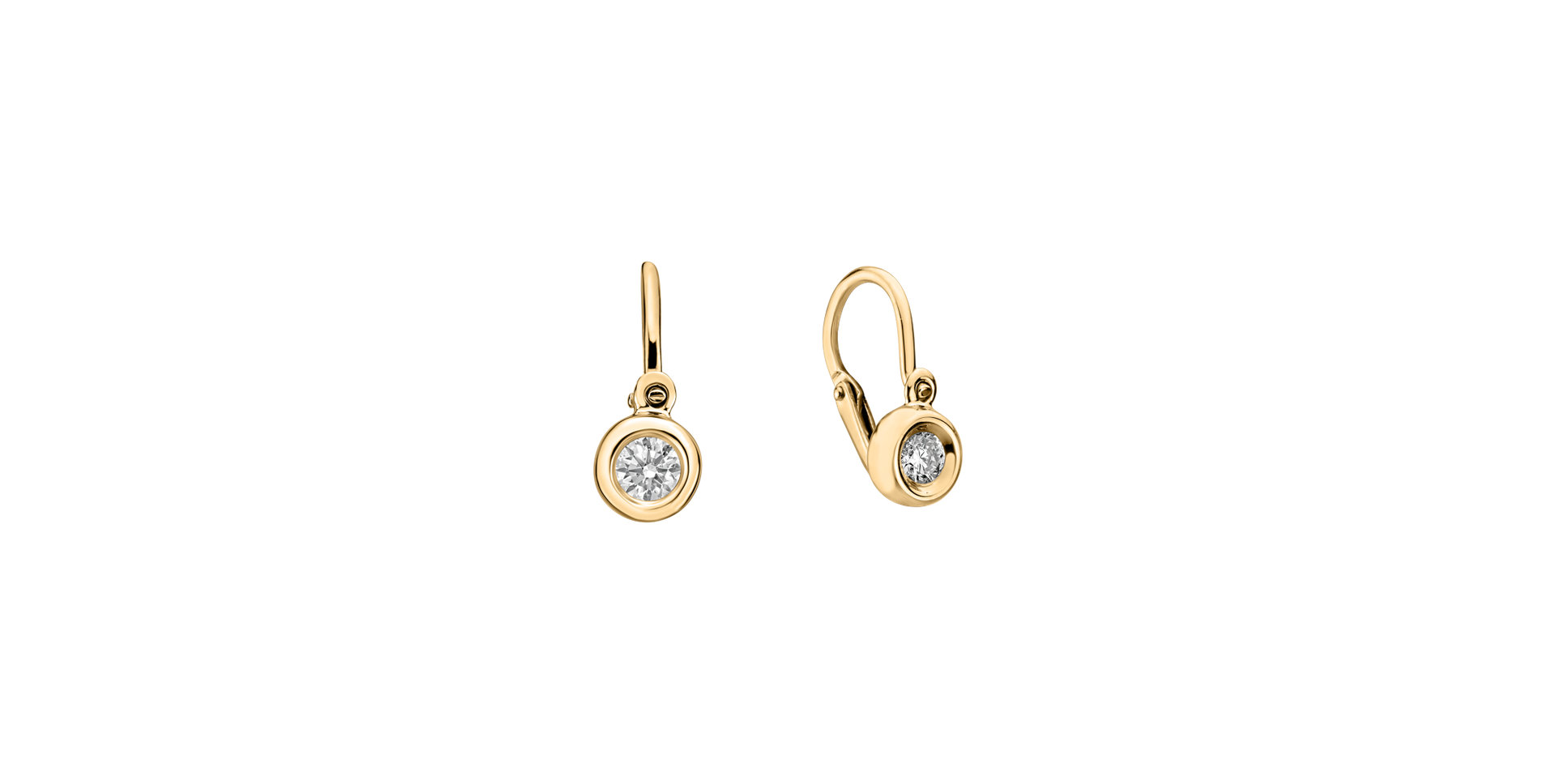 Children's diamond earrings Inesa