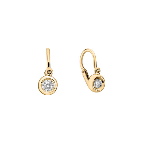 Children's diamond earrings Inesa