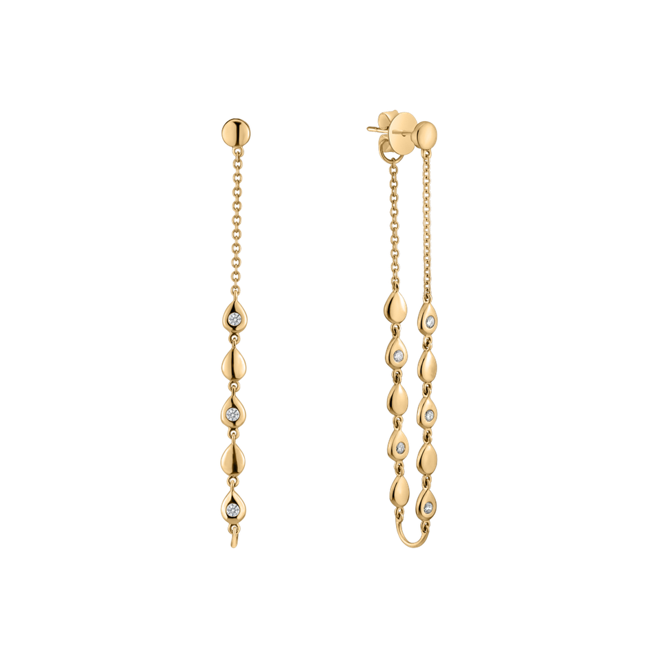 Diamond earrings Shine Waterfall