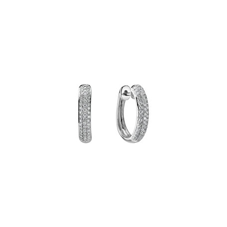 Diamond earrings Eternity Melody