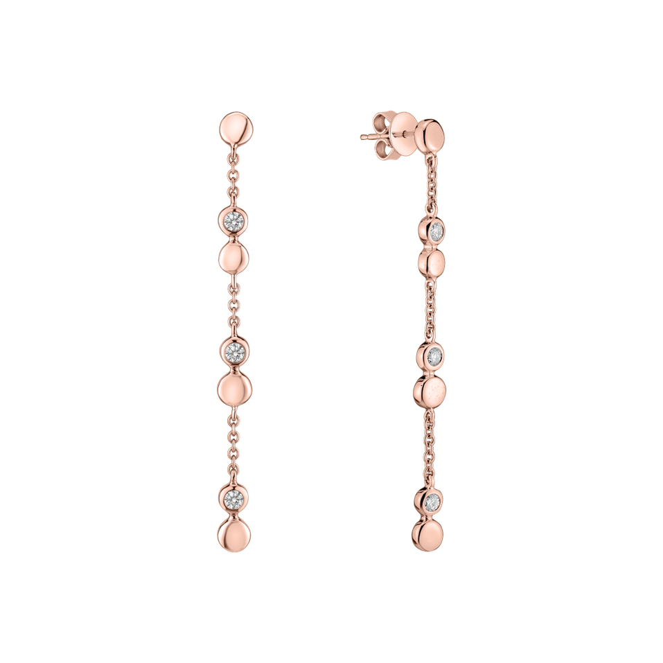 Diamond earrings Charming Waterfall