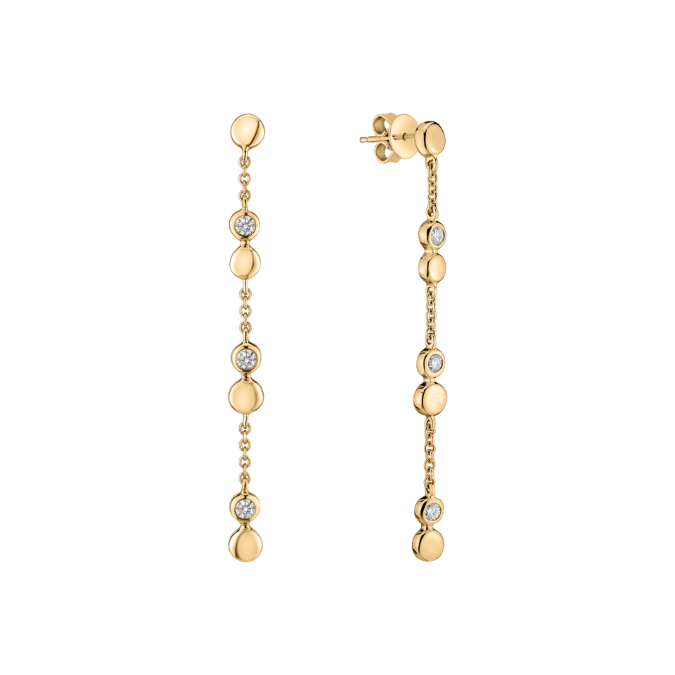 Diamond earrings Charming Waterfall