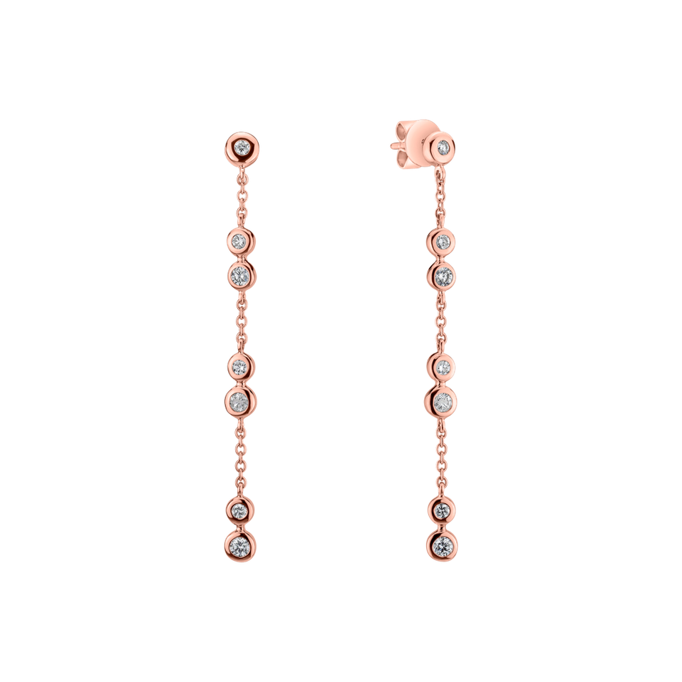 Diamond earrings Charming Waterfall