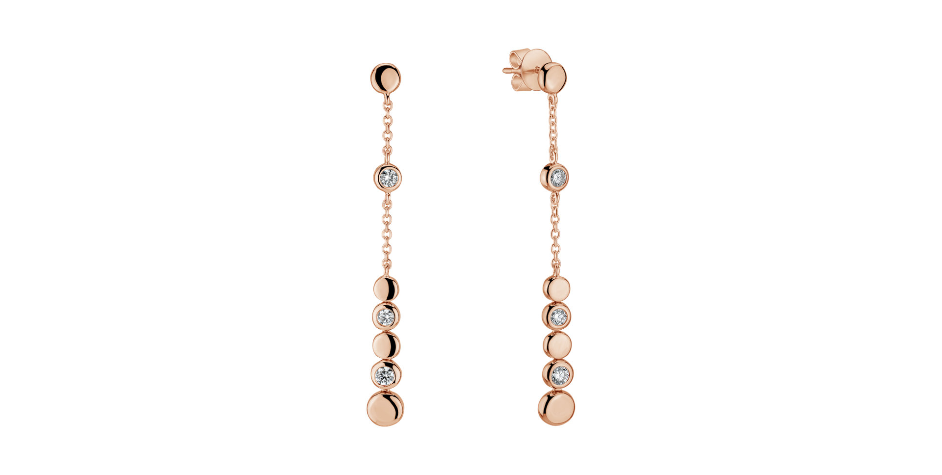 Diamond earrings Moonshine Waterfall