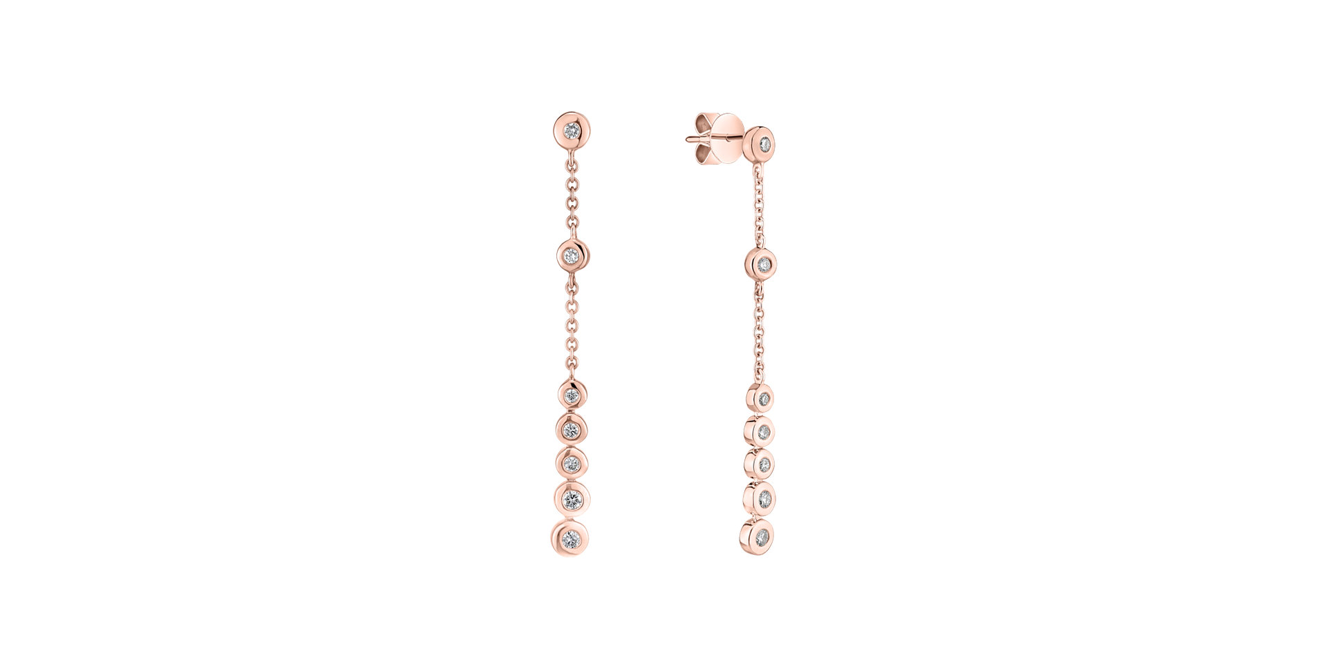 Diamond earrings Moonshine Waterfall