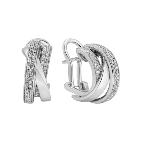 Diamond earrings Miracle Labyrinth