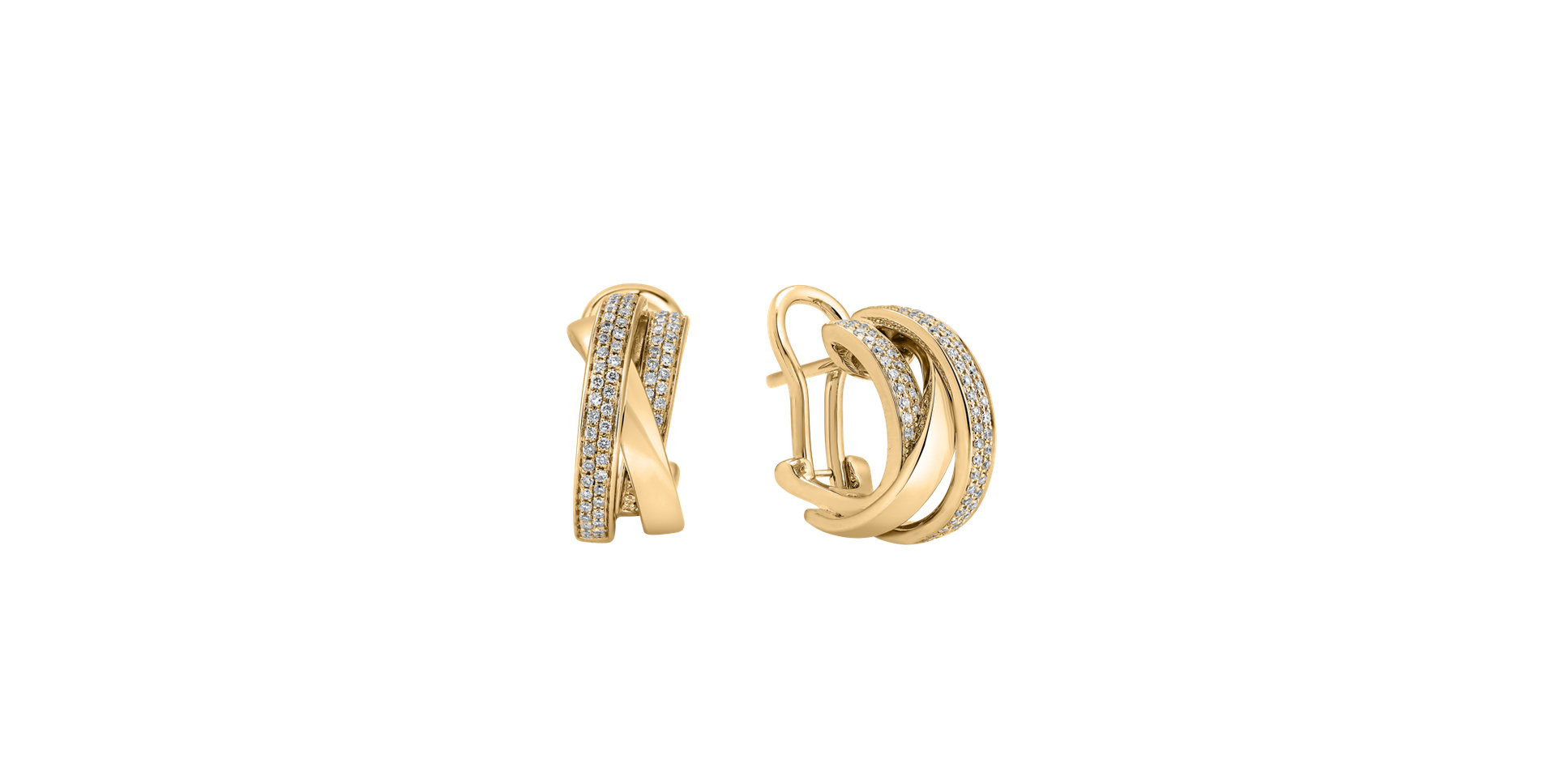 Diamond earrings Miracle Labyrinth