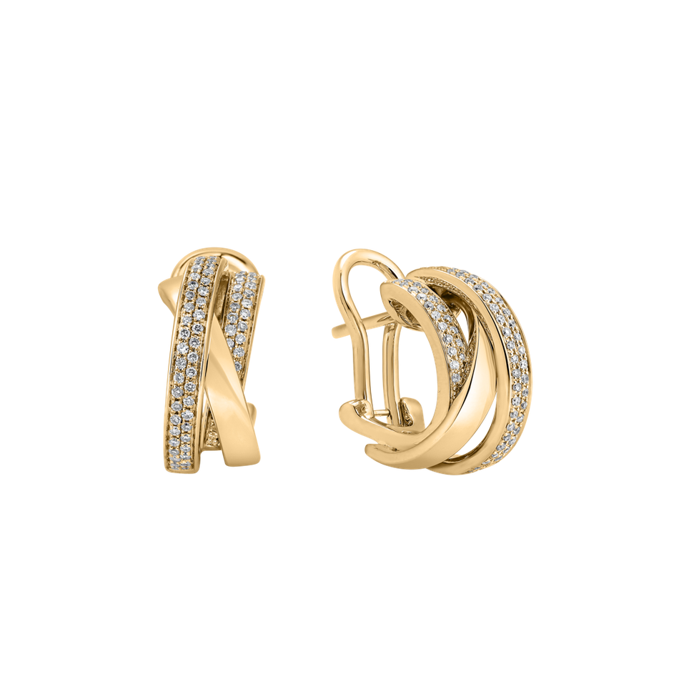 Diamond earrings Miracle Labyrinth