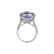 Diamond rings with Amethyst Czarina Love3