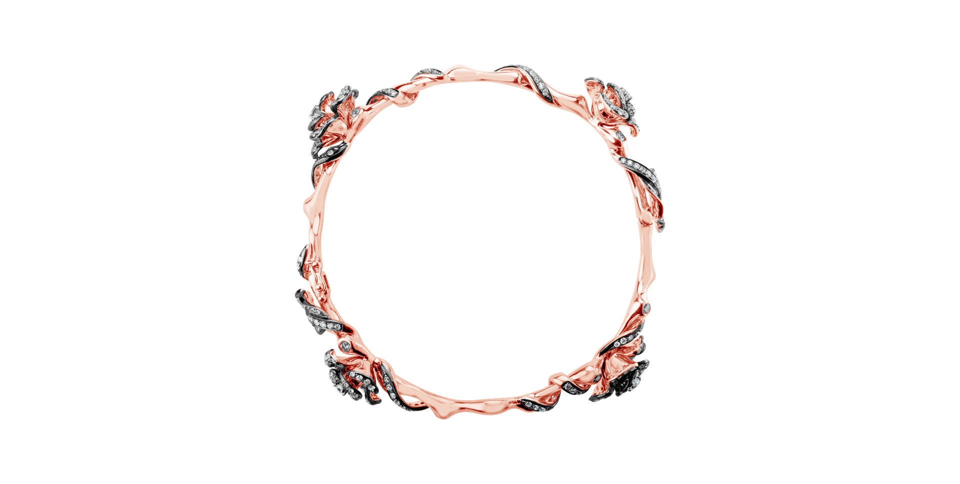Bracelet with diamonds Diabolical Rose