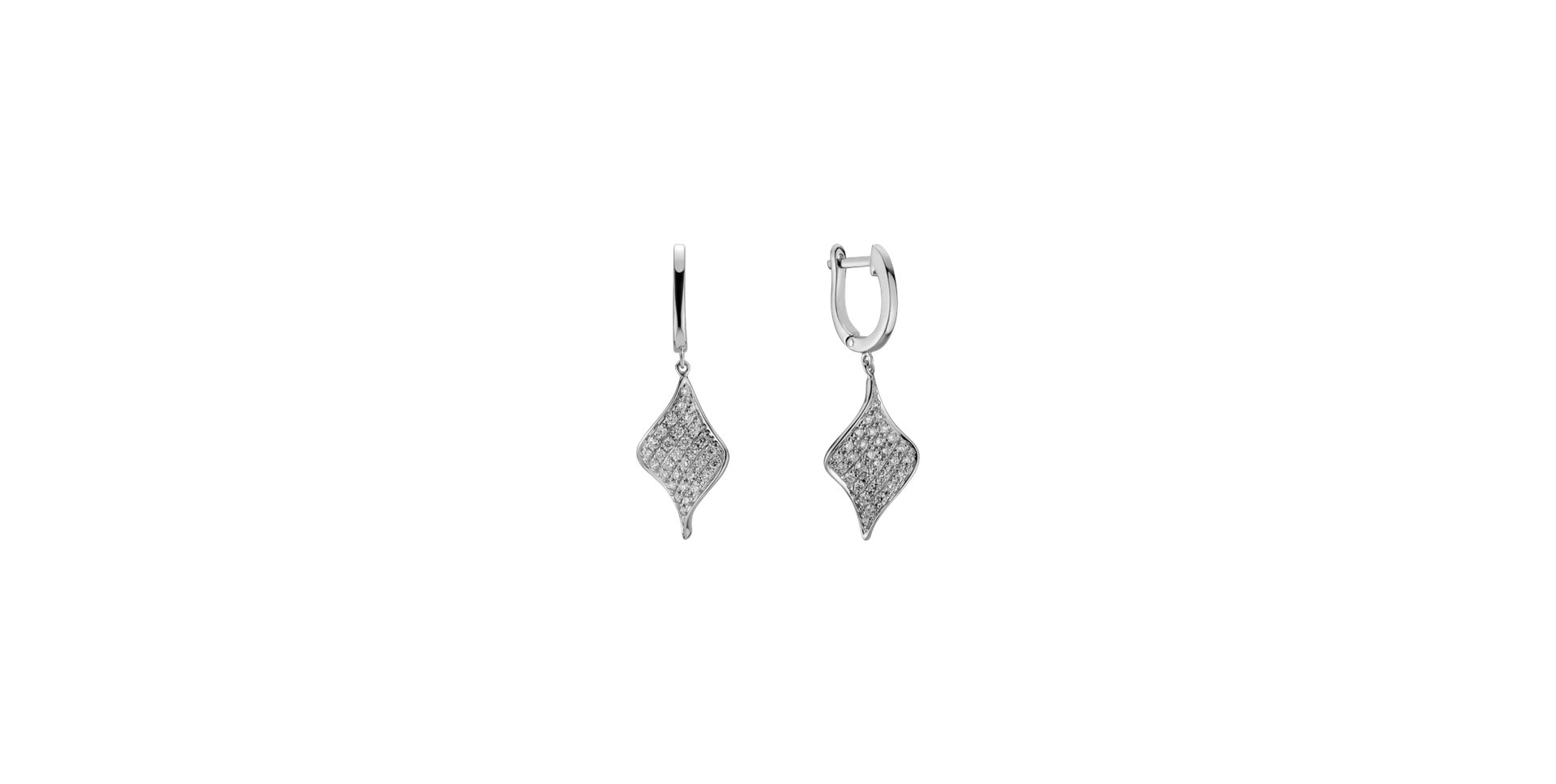 Diamond earrings Poetry Waterfall