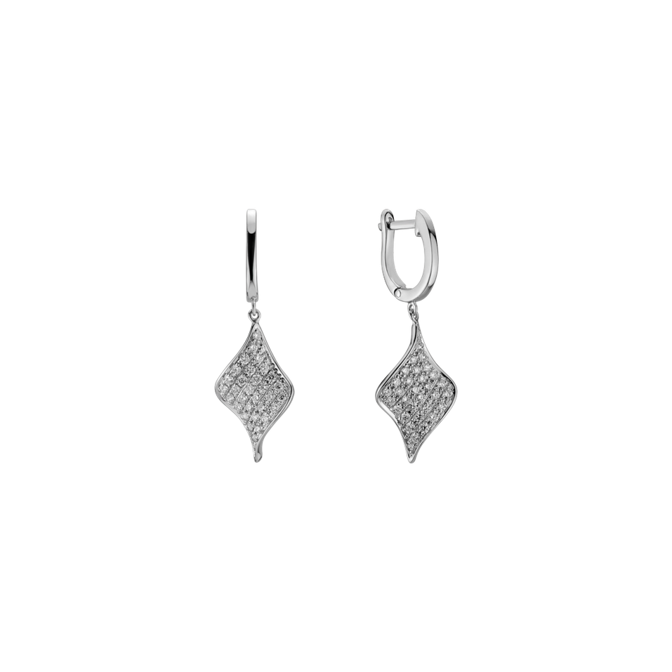 Diamond earrings Poetry Waterfall