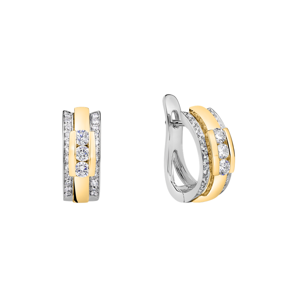 Diamond earrings Amazing Mosaic