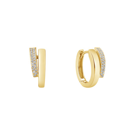 Diamond earrings Radiant Feeling