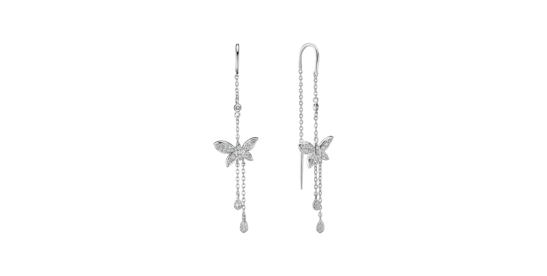Diamond earrings Celestial Wings