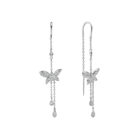 Diamond earrings Celestial Wings