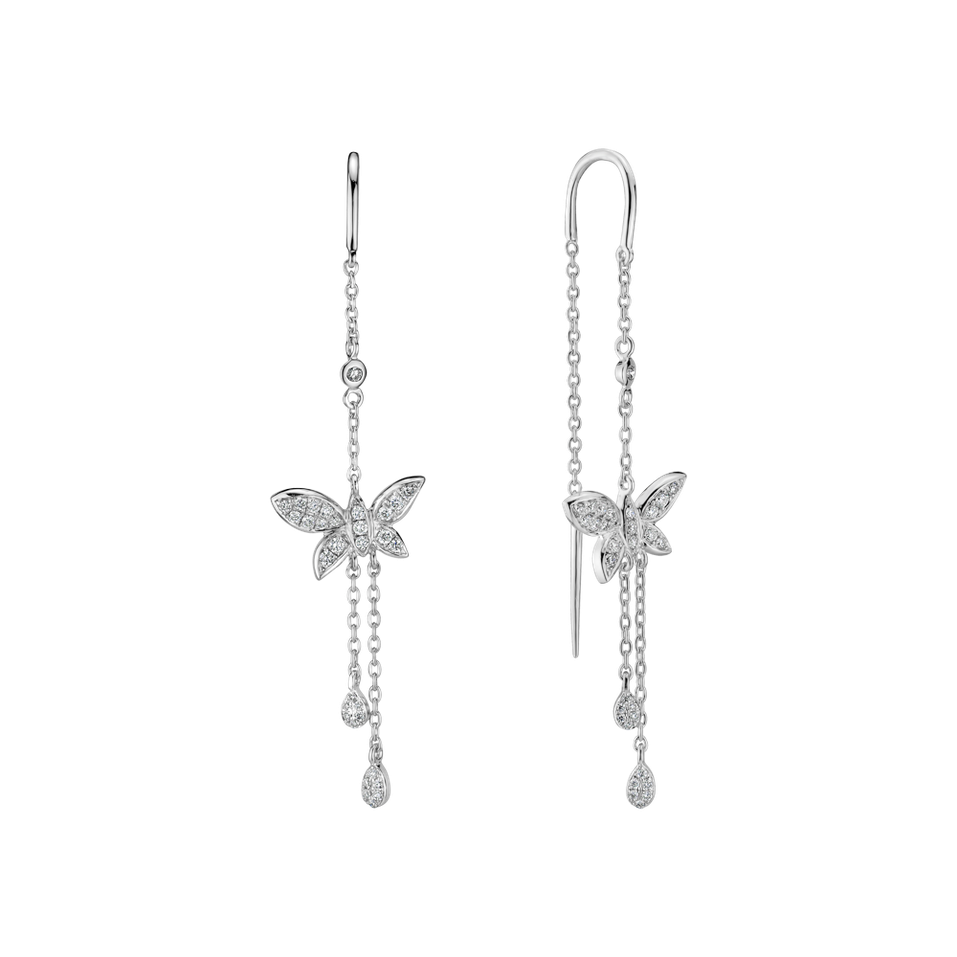 Diamond earrings Celestial Wings