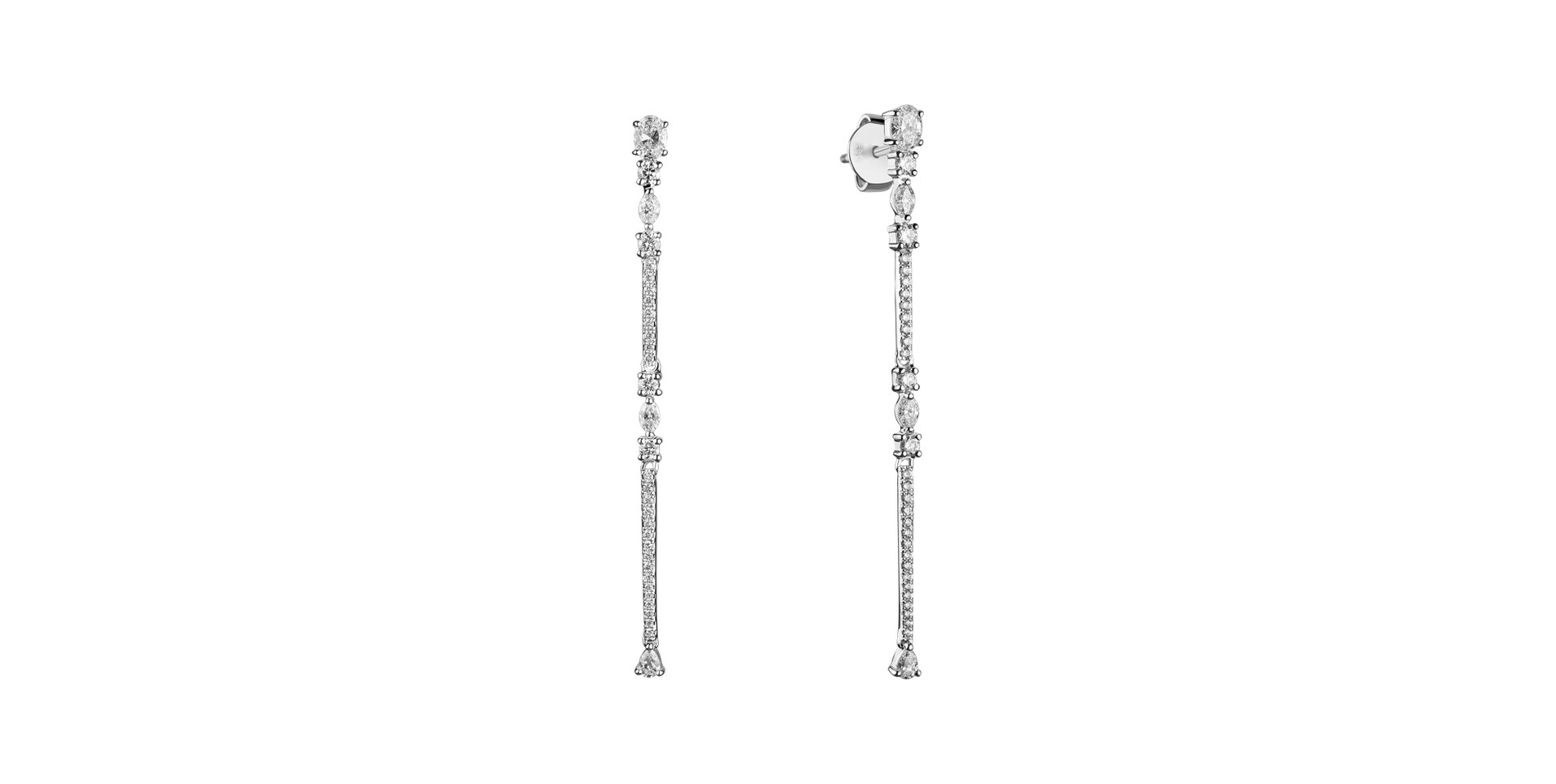 Diamond earrings Shiny Waterfall