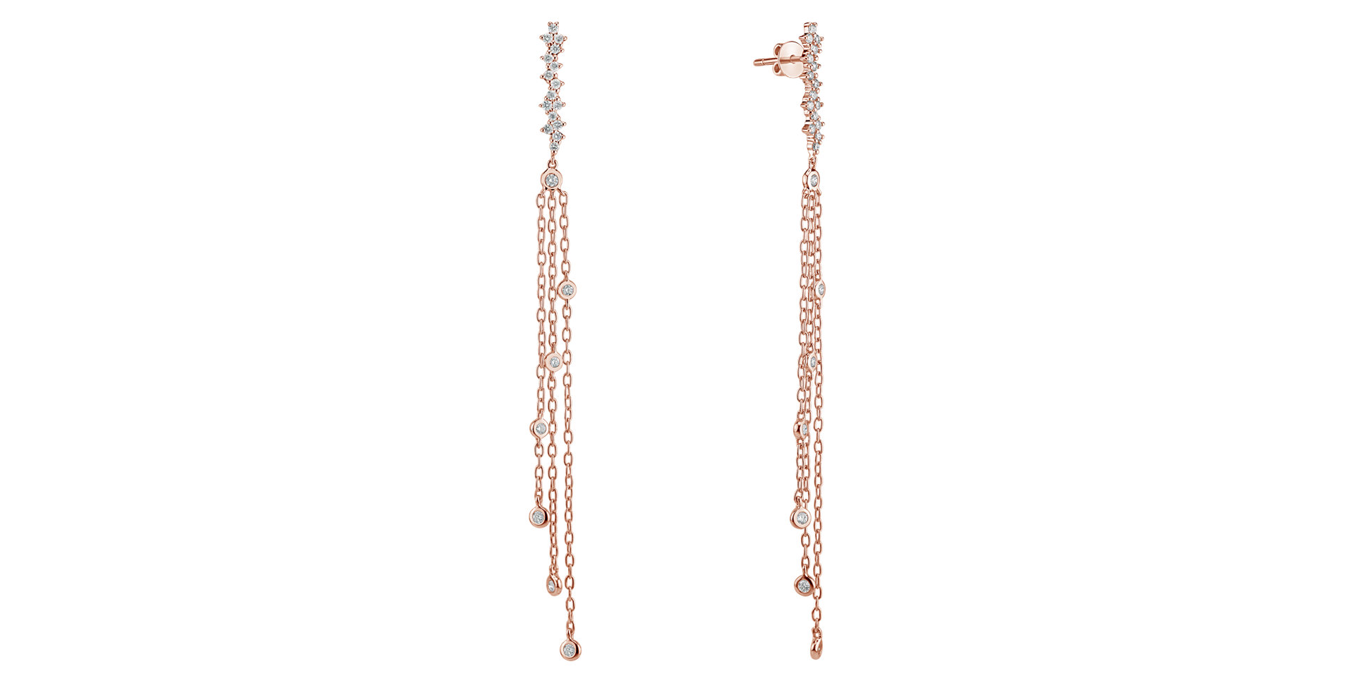 Diamond earrings Sultan Waterfall