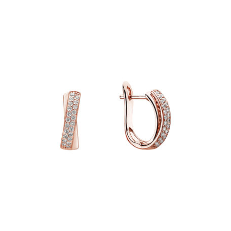 Diamond earrings Sparkling Mosaic
