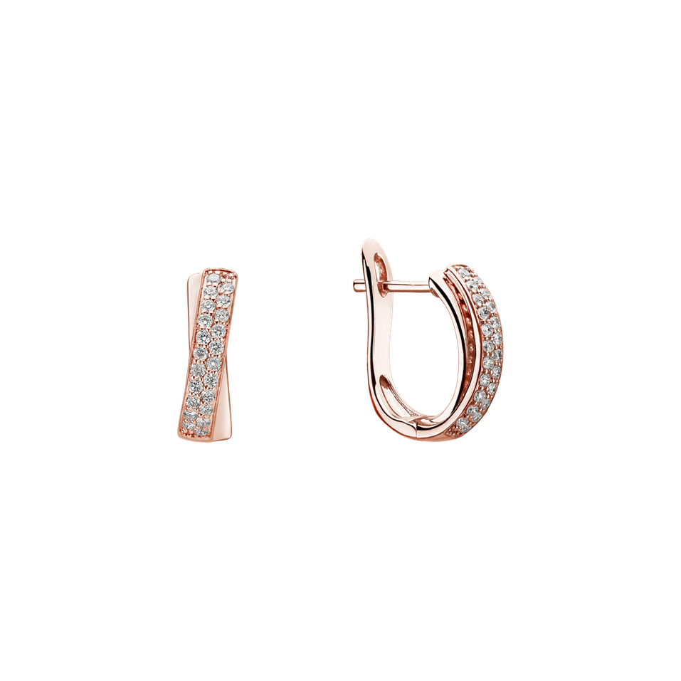 Diamond earrings Sparkling Mosaic