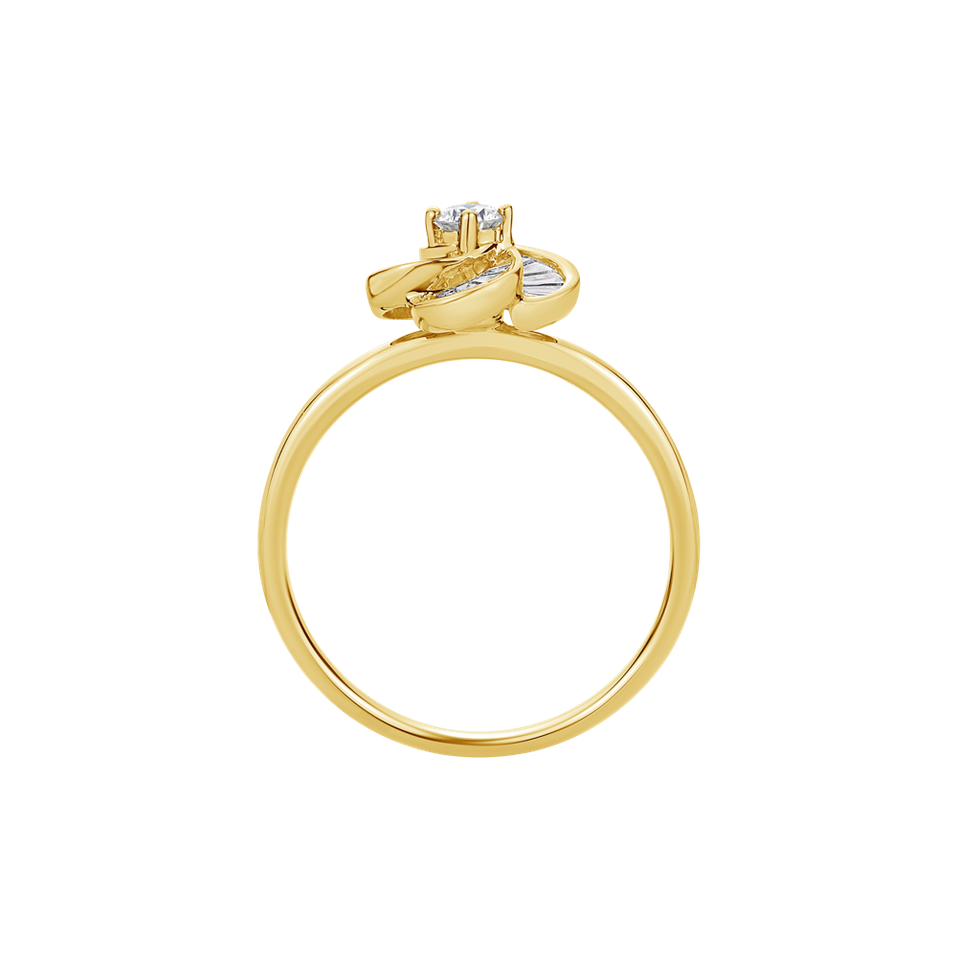 Diamond ring Sparkling Blossom