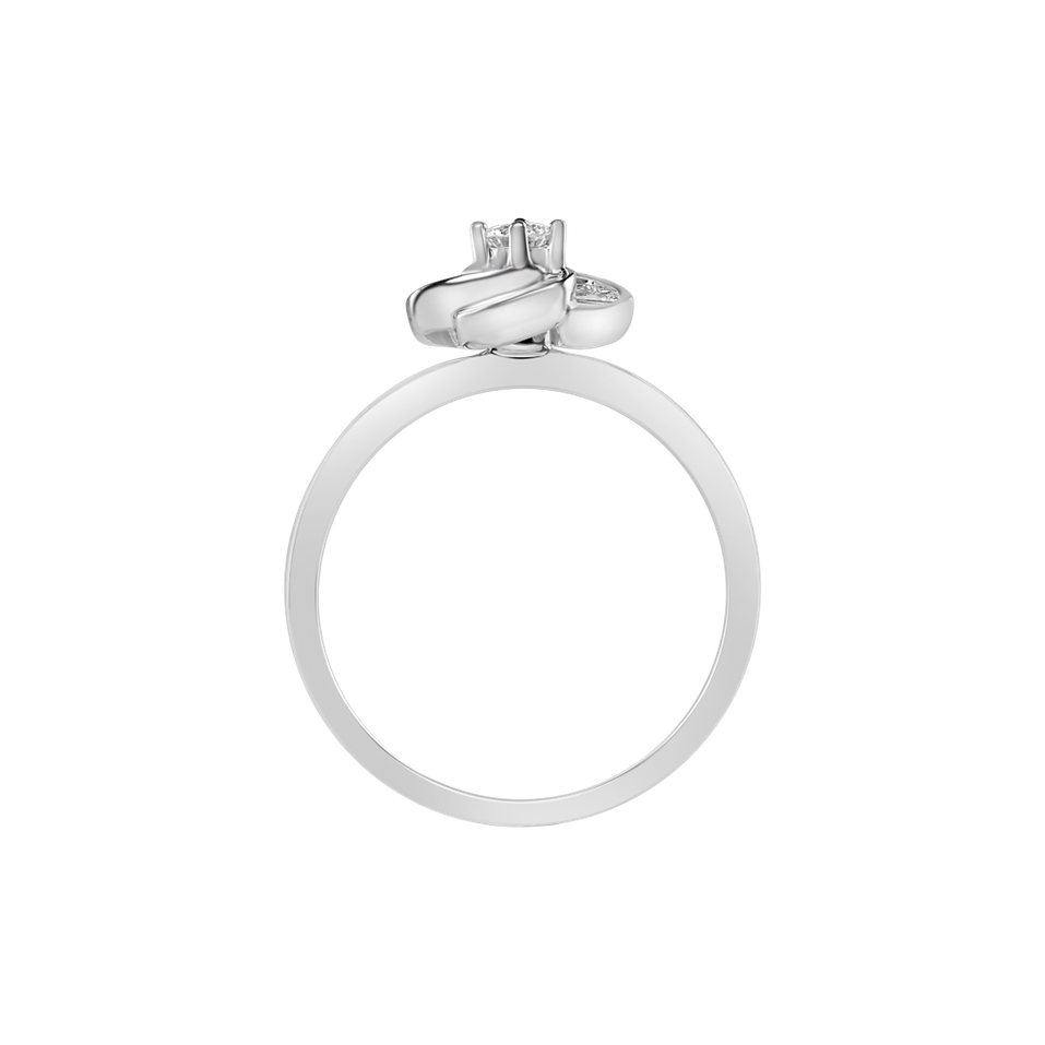 Diamond ring Sparkling Blossom