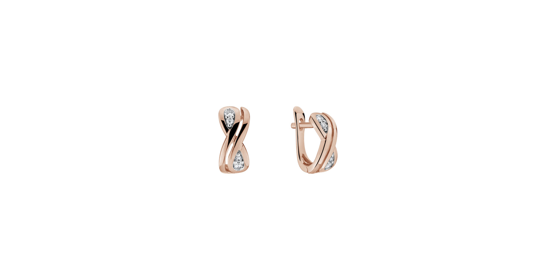 Diamond earrings Dreamy Duet