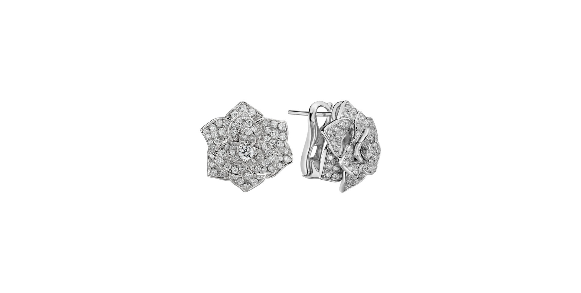 Diamond earrings Flower of Youth