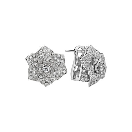 Diamond earrings Flower of Youth