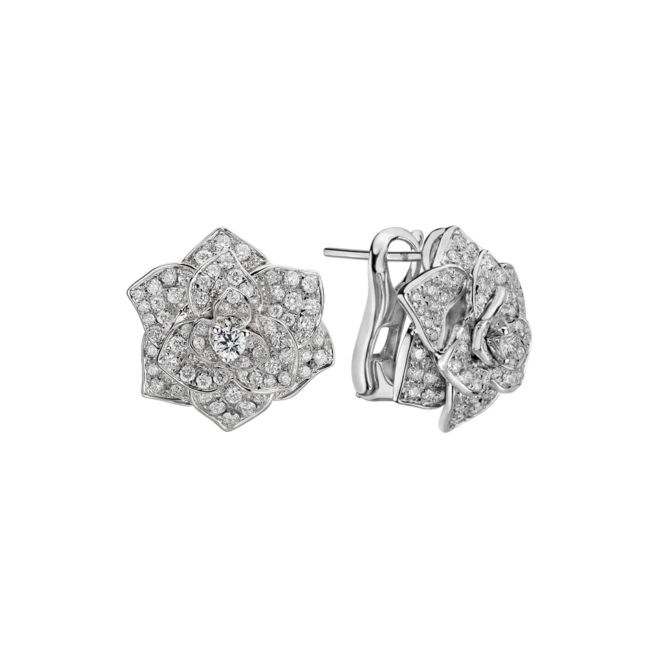 Diamond earrings Flower of Youth