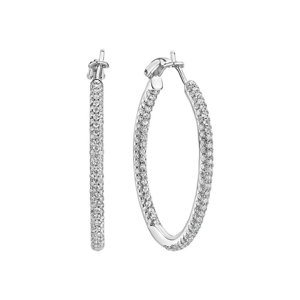 Diamond earrings Moonlight Rain