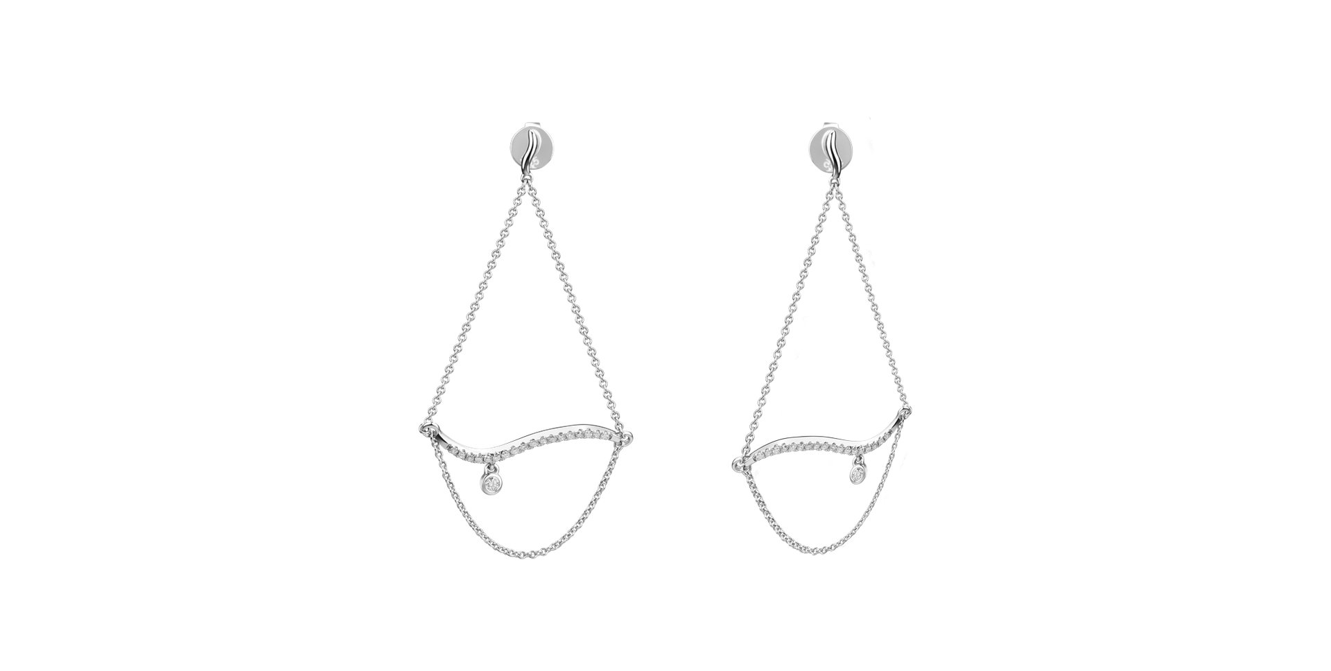 Diamond earrings Oriental Princess