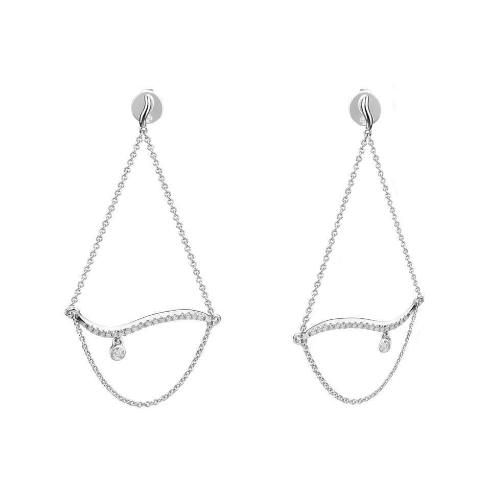 Diamond earrings Oriental Princess