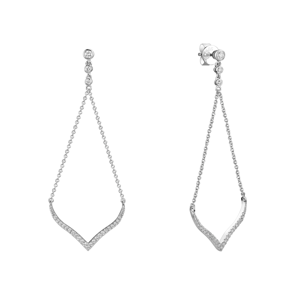 Diamond earrings Virgin Waterfall