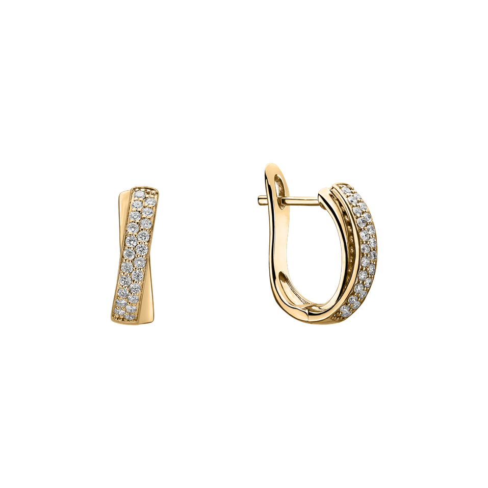 Diamond earrings Sparkling Mosaic