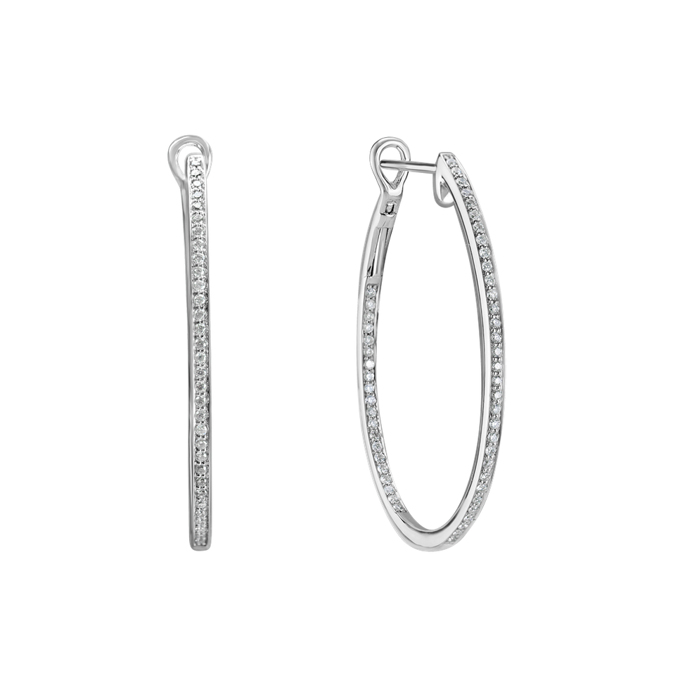 Diamond earrings Eternity Gleam